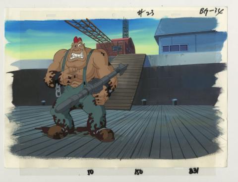 Biker Mice From Mars Greasepit Production Cel - ID: sep22091 Marvel