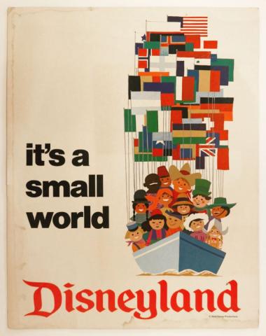It's a Small World Promotional Poster - ID: sepdisneyana21074 Disneyana