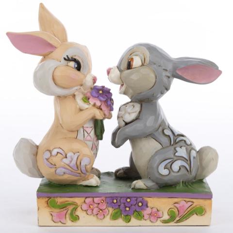 Thumper & Miss Bunny 'Bunny Bouquet' Figurine (2019) - ID: 028399219285 Disneyana