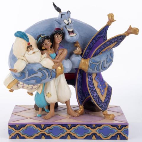 Aladdin 'Group Hug!' Figurine (2019)  - ID: 028399219322 Disneyana