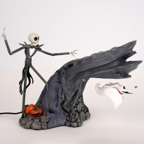 Jack Skellington and Zero Levitating Figurine (2021) - ID: 028399279296 Disneyana