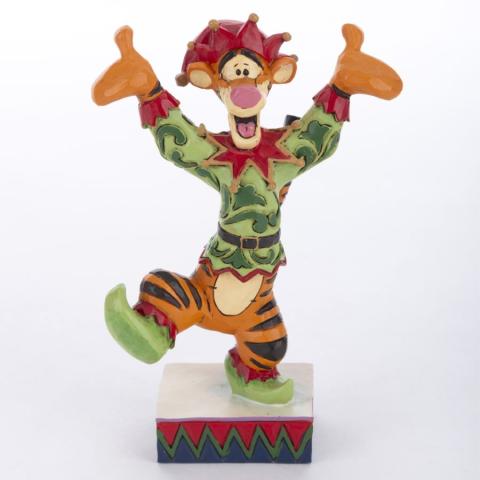 Tigger 'Extatic Elf' Figurine (2021) - ID: 028399294848 Disneyana