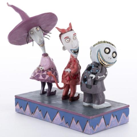 Lock, Shock, and Barrel 'Up to No Good' Figurine (2021)  - ID: 028399294947 Disneyana