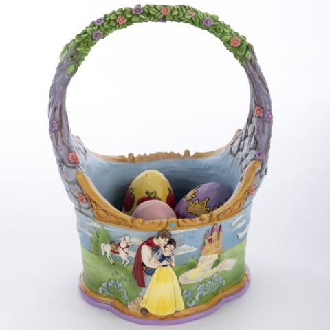 Snow White and the Seven Dwarfs Easter Basket Figurine (2022) - ID: 028399302741 Disneyana
