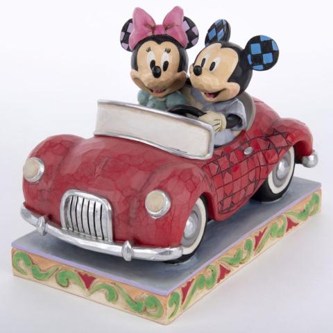 Mickey and Minnie 'A Lovely Drive' Figurine (2022) - ID: 028399303007 Disneyana