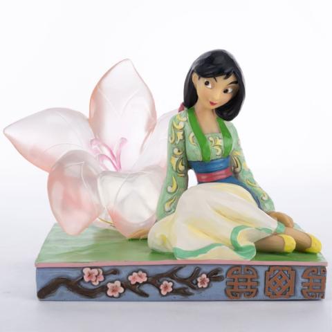 Mulan with Cherry Blossom 'A Rare and Beautiful Bloom' Figurine (2023) - ID: 028399340057 Disneyana