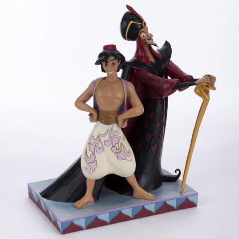 Aladdin and Jafar 'Clever and Cruel' Figurine (2023) - ID: 028399340101 Disneyana