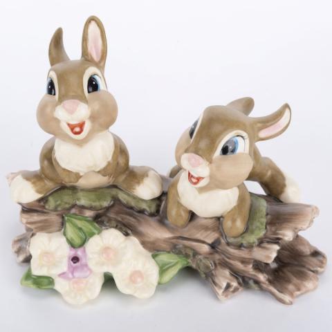 Thumper’s Sisters ‘Hello, Hello There!’ Figurine - ID: 035075410140 Disneyana