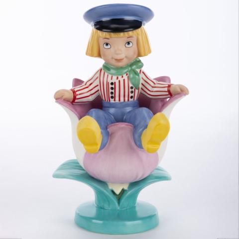 It's A Small World 'Boy with Tulip' Figurine - ID: 045544145930 Disneyana