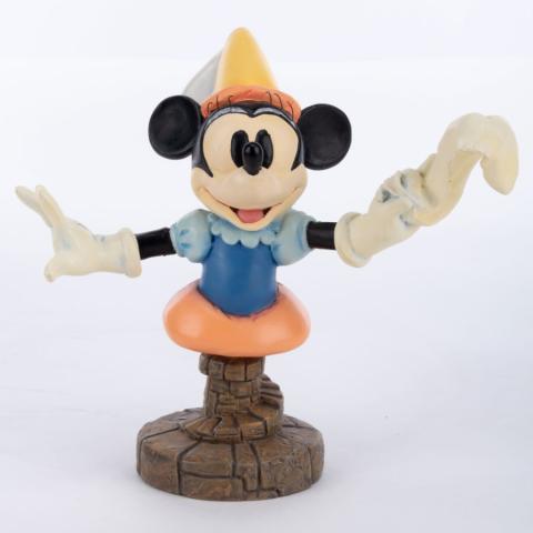 Minnie Mouse Brave Little Tailor 'Grand Jester' Figurine Bust (2013) - ID: 045544539555 Disneyana