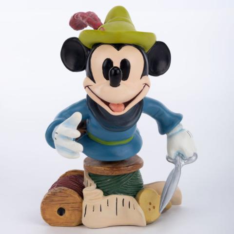 Mickey Mouse Brave Little Tailor 'Grand Jester' Figurine Bust (2012) - ID: 045544589246 Disneyana