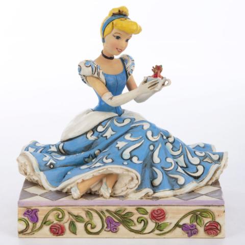 Cinderella with Gus & Jaq 'Caring and Courageous' Figurine (2013) - ID: 045544621939 Disneyana
