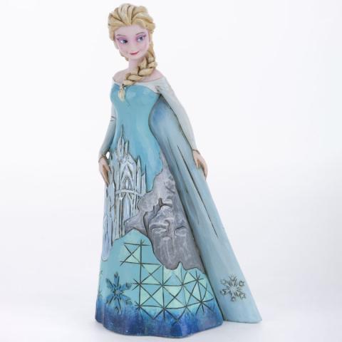 Elsa 'Fortress of Frost' Castle Dress Figurine (2015) - ID: 045544769846 Disneyana