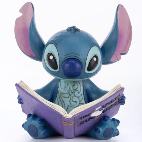 Stitch with The Ugly Duckling 'Finding a Family' Story Book Figurine (2015) - ID: 045544813761 Disneyana