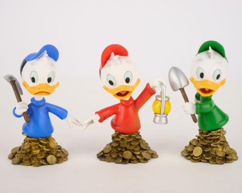 Grand Jester Studios Huey, Dewey and Louie Figurine Bust Set (2016) - ID: 045544895477 Disneyana