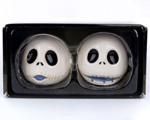 Jack Skellington Heads Salt & Pepper Shaker Set (2018) - ID: 045544956444 Disneyana