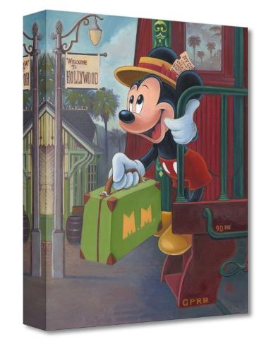 "Track 28" Treasures on Canvas Collection Limited Edition Print by Bret Iwan - ID: 556G0030C-SM1 Disneyana