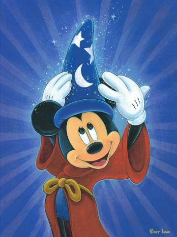 "Magic is in the Air" Signed and Numbered Limited Edition by Bret Iwan - ID: 566G0006C-REG Disneyana