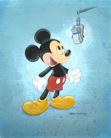 "Talks Like a Mouse" Signed and Numbered Limited Edition Print by Bret Iwan - ID: 566G0011C-REG Disneyana