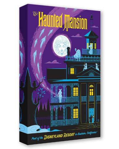 “Disneyland's Haunted Mansion” Treasures on Canvas Collection Limited Edition Print by Eric Tan - ID: 589G0016C-SM1 Disneyana