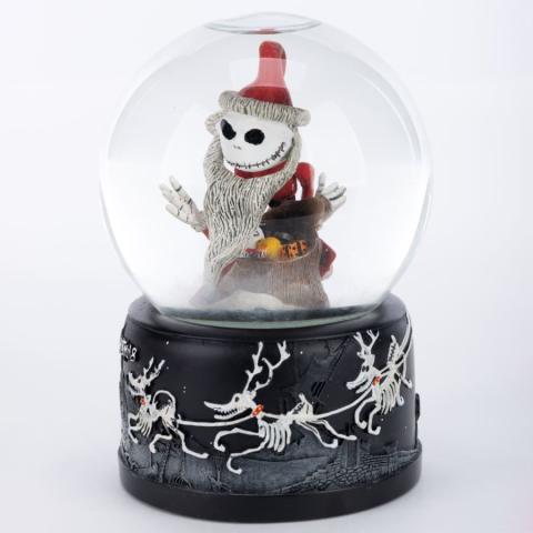 Santa Jack Skellington Snow Globe by NECA (2009) - ID: 634482280485 Disneyana
