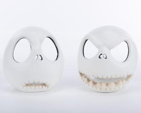 Jack Skellington 10th Anniversary Votive Candle Holders (2003) - ID: 634482321430 Disneyana