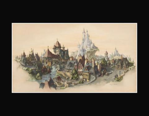 "Tyrolean Fantasy" Lithographic Print by Tony Baxter - ID: 688L0001P-REG Disneyana