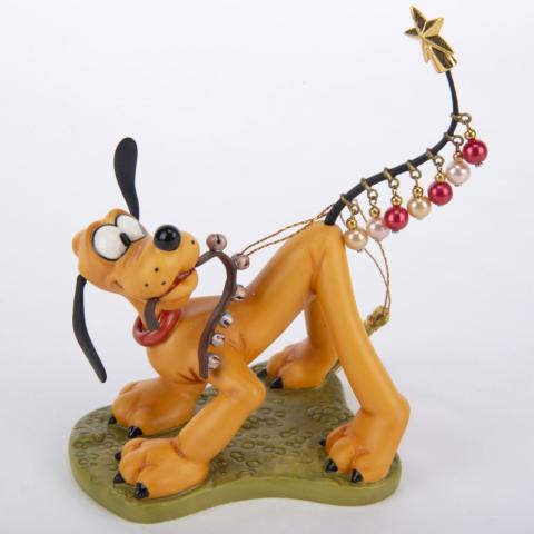 'Pluto Helps Decorate' Holiday Ornament - ID: 761880411132 Disneyana