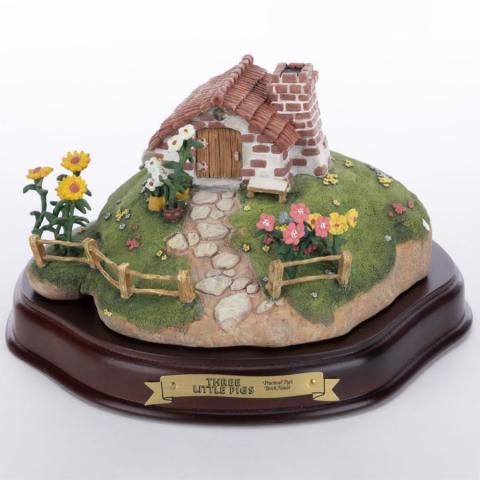 Three Little Pigs 'Practical Pig's Brick House' Figurine - ID: 761880412061 Disneyana