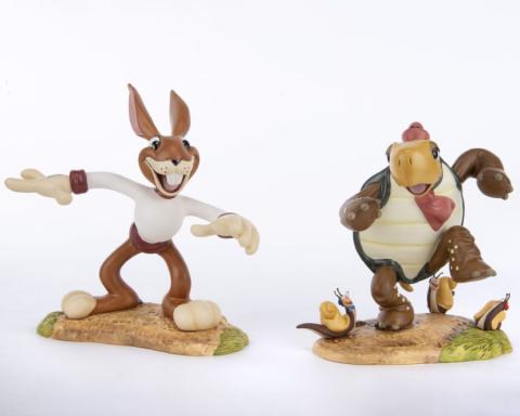 Toby Tortoise & Max Hare Figurine Duo Set (2000) - ID: 761880460079 Disneyana