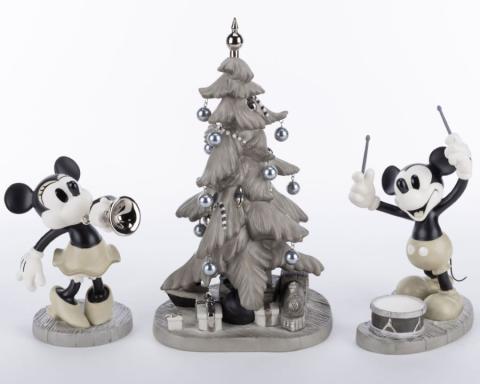 Mickey & Minnie ‘Hooray for the Holidays' Figurine Set (2000) - ID: 761880460277 Disneyana