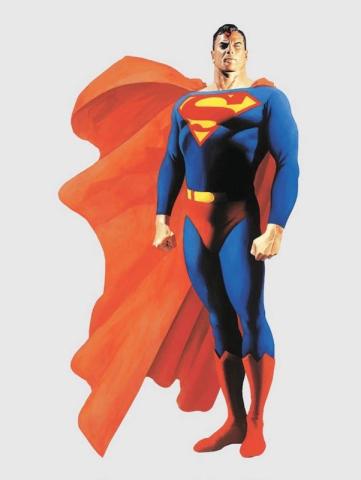 DC Heroes: Superman Giclee on Paper Limited Edition by Alex Ross (2024) - ID: AR0361P Alex Ross