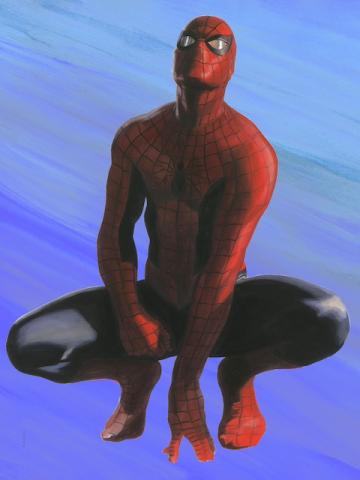 Heroes: Spider-Man Giclee on Paper Limited Edition by Alex Ross (2024) - ID: AR0363DL Alex Ross