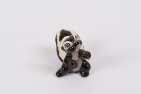 Bambi Flower Miniature Ceramic Figurine by Hagen Renaker (c.1950s) - ID: Hagen0003 Disneyana