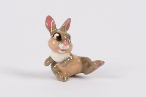 Bambi Thumper Ceramic Figurine by Hagen Renaker (c.1950s) - ID: Hagen0004 Disneyana