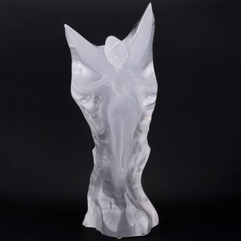 Tinker Bell Acrylic Sculpture by Lars Loma (1998) - ID: LOMATINK01 Disneyana