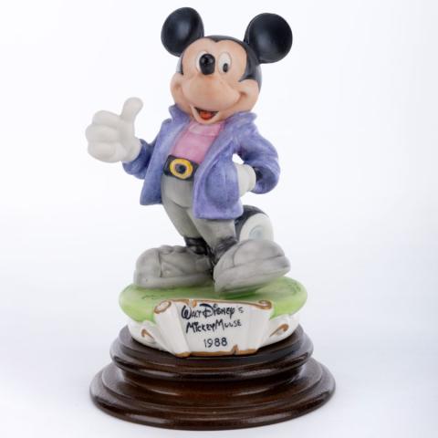 Mickey Mouse in 1988 Capodimonte Figurine - ID: LZD6718 Disneyana