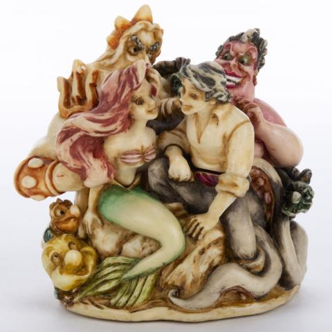 The Little Mermaid 'Part Of Your World' Figurine Trinket Box (2000) - ID: WDWMER Disneyana