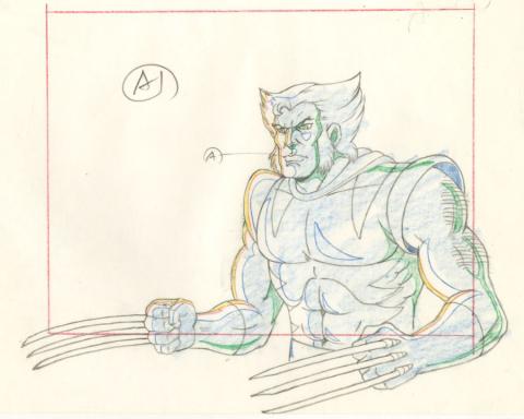 X-Men Wolverine Production Drawing (c.1990s) - ID: apr24117 Marvel