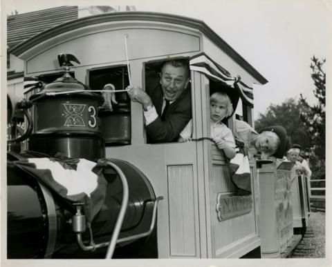 Walt Disney Nature's Wonderland Minetrain  Promotional Press Photograph (1970) - ID: aug22034 Disneyana