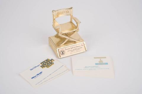 Milt Albright Director's Guild Award and Disneyland Business Cards (1979) - ID: aug22218 Disneyana