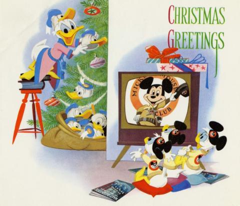 Walt Disney Studios Christmas Card (1956) - ID: dec22083 Walt Disney