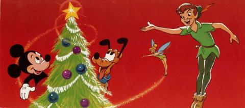 Walt Disney Productions Holiday Invitation Card (1982) - ID: dec22090 Walt Disney