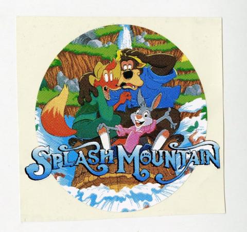 Splash Mountain Disneyland Sticker (1980s) - ID: dec22205 Disneyana