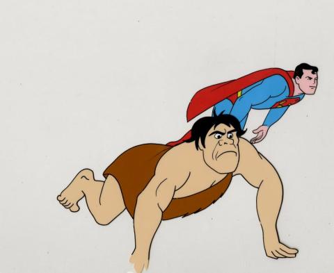 Adventures of Superboy The Neanderthal Caveman Caper Production Cel (1967) - ID: dec22321 Filmation