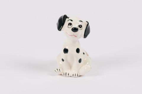 1960s 101 Dalmatians Lucky Ceramic Figurine by Enesco - ID: enesco00111luck Disneyana