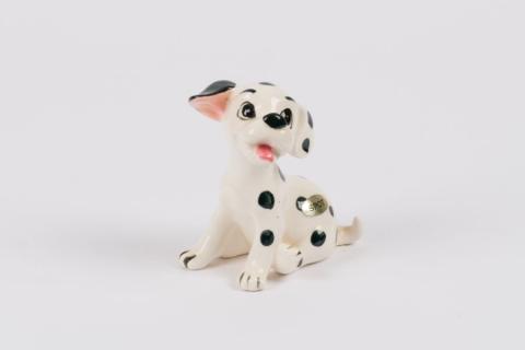 1960s 101 Dalmatians Spot Ceramic Figurine by Enesco - ID: enesco00116spo Disneyana