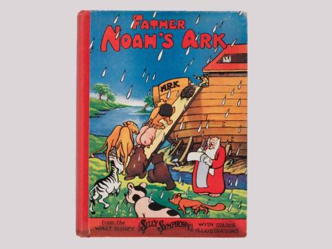 1938 Father Noah's Ark Silly Symphony Book by Birn Bros. - ID: feb23269 Disneyana