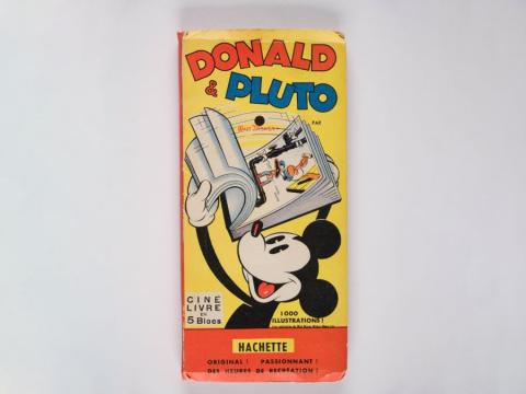 1939 French Donald & Pluto Movie Book in 5 Reels Flipbook by Hachette - ID: feb23271 Disneyana