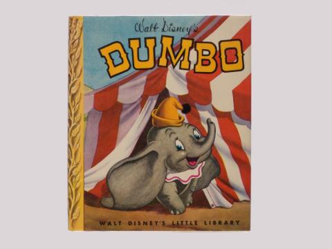 1947 Walt Disney's Dumbo First Edition Golden Book with Dust Jacket - ID: feb23273 Disneyana